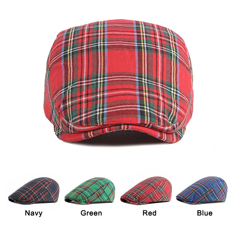 Harrison | Classic Plaid Flat Cap