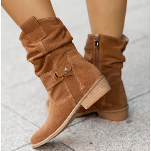 Eleanor | Slouch Mid-Calf Boots