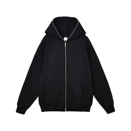 BLACK CLOUD Zip Up Retro