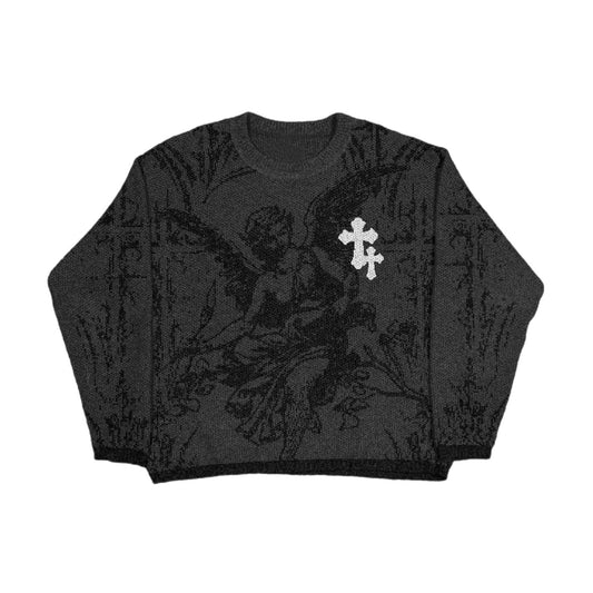 KNITWEAR CLOUD  CROSS Pullover