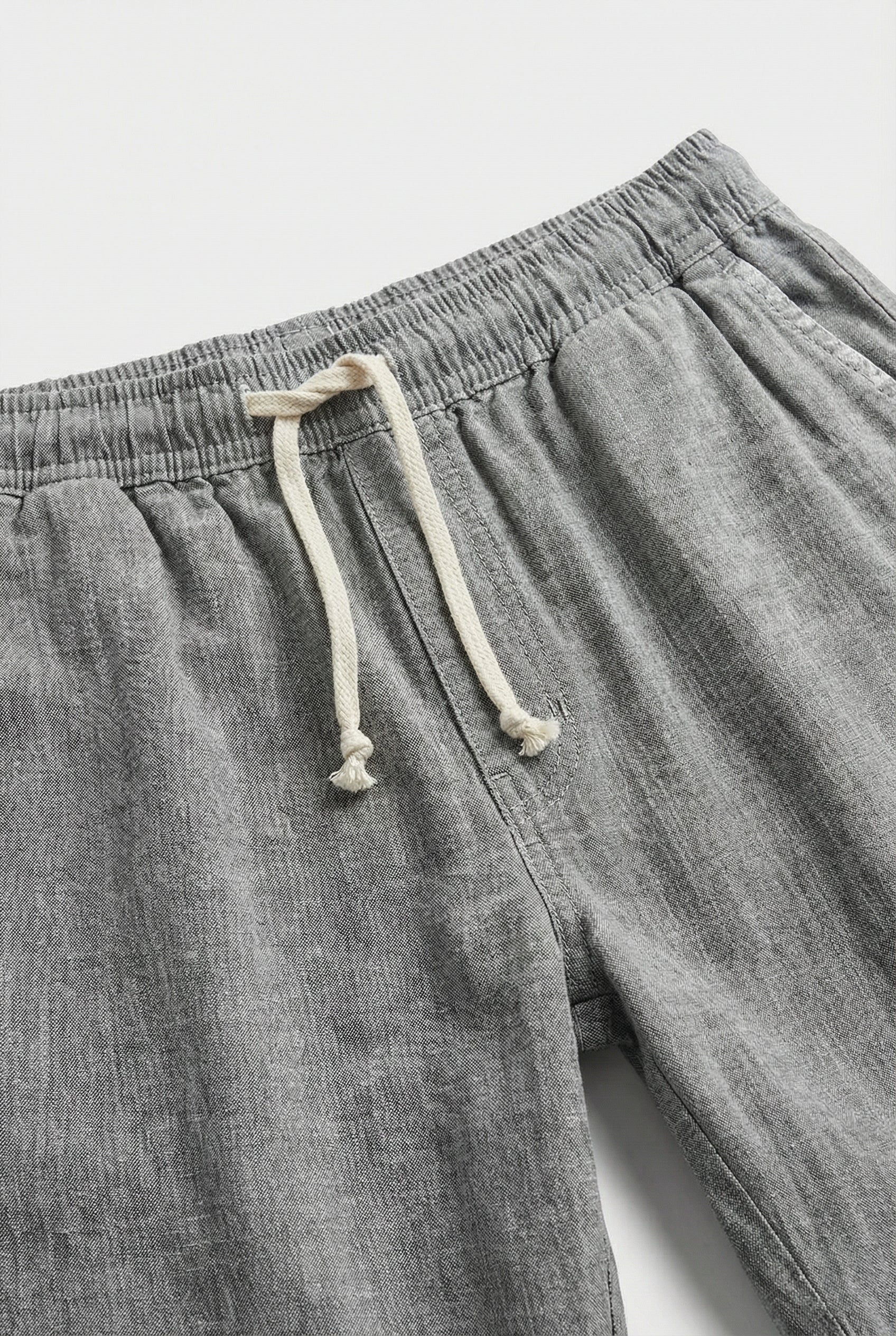 Liam | Men's Casual Linen Shorts with Elastic Waistband