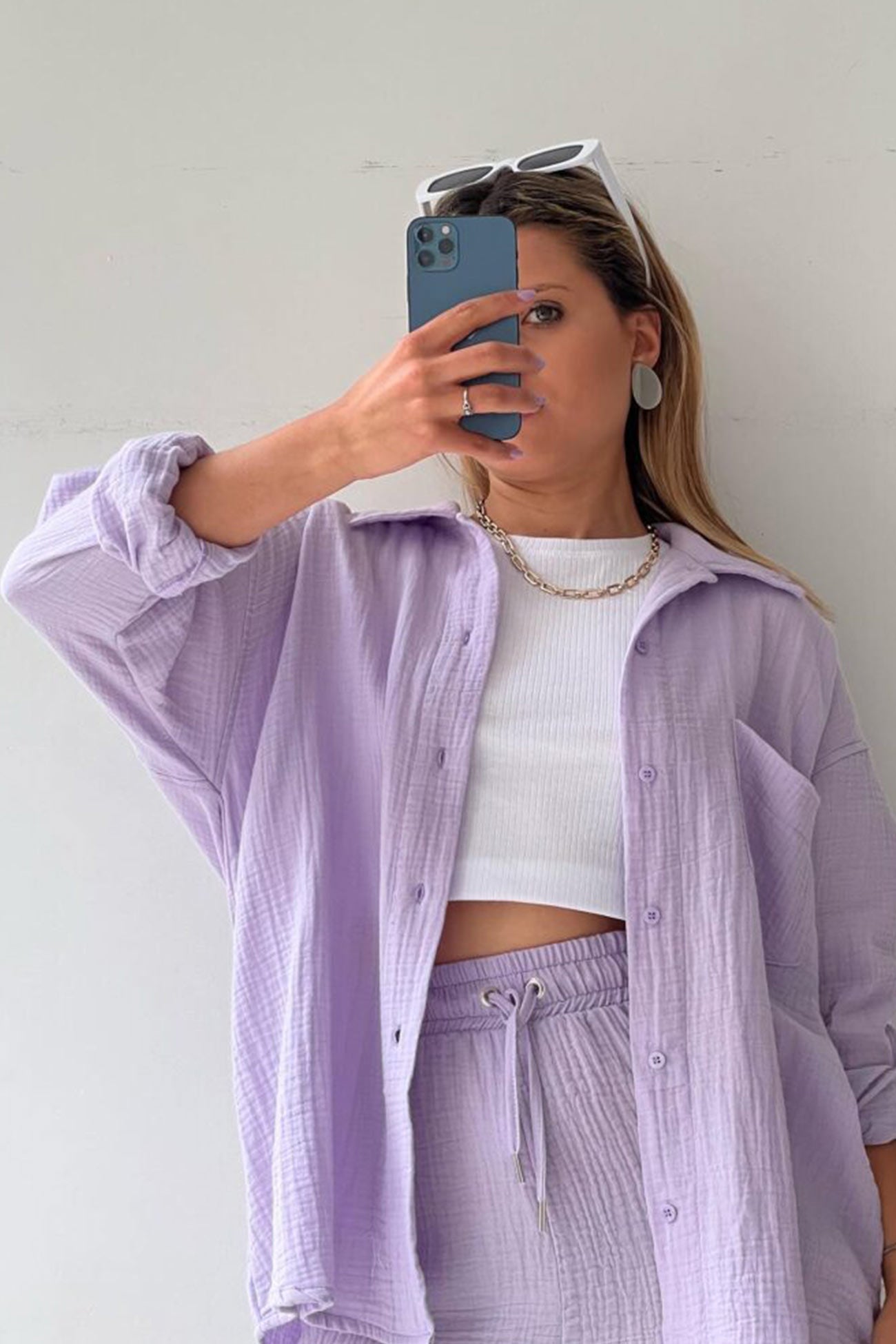 Hestia | Stylish Button Shirt and Pants Set