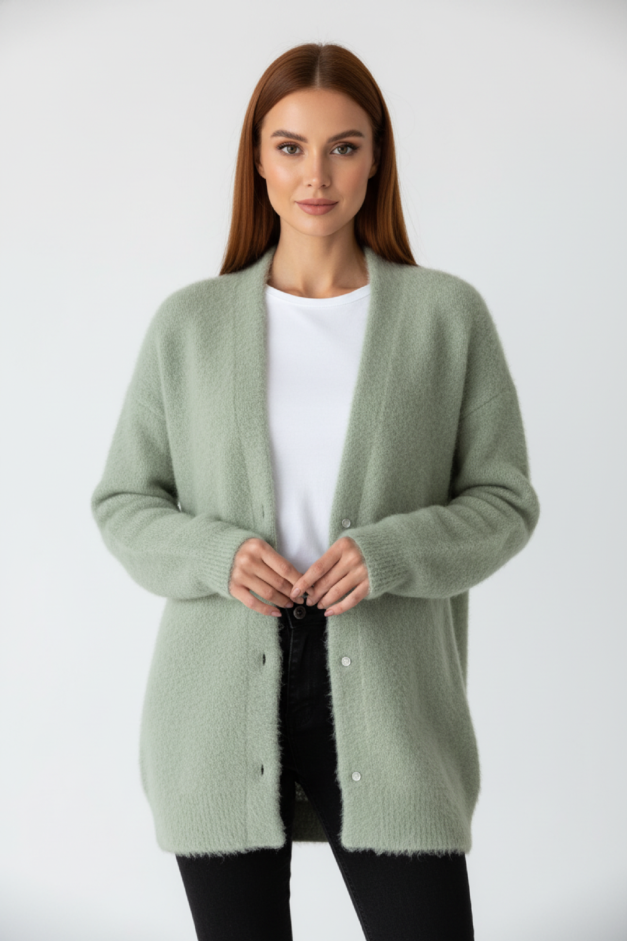 Cardigan Women - Wool Soft Warm Cardigan