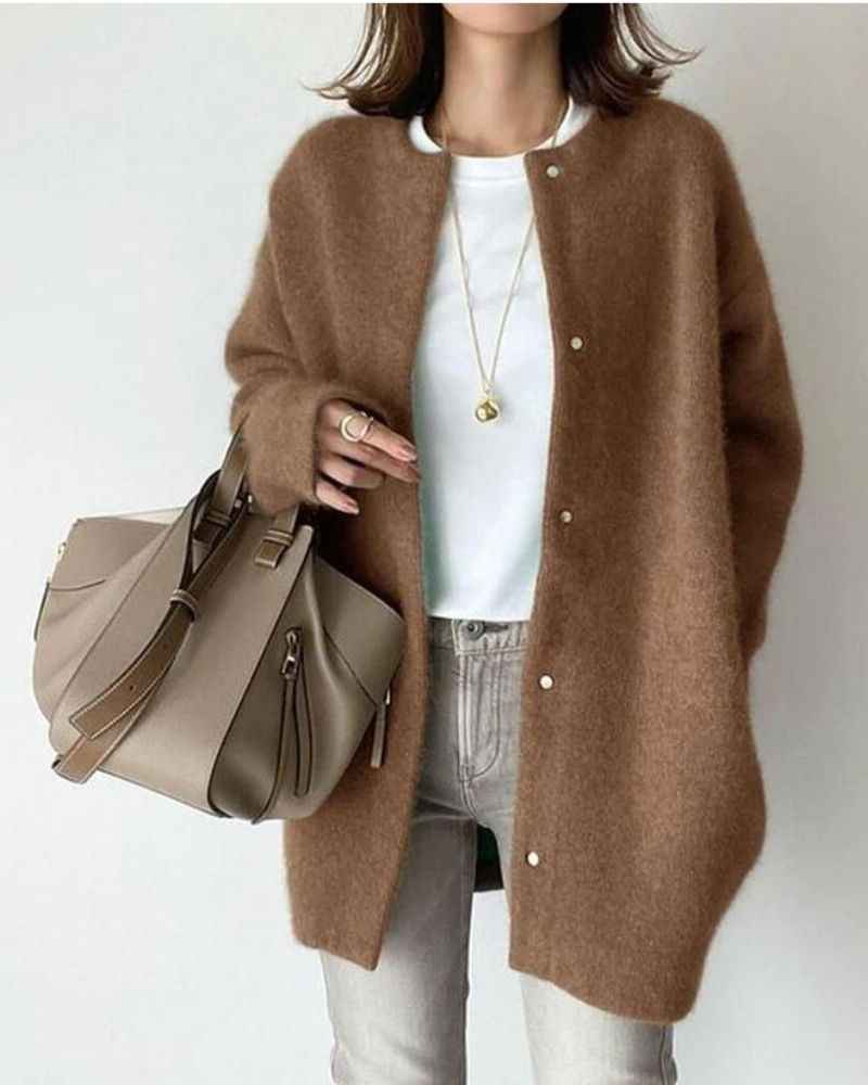 Cardigan Women - Wool Soft Warm Cardigan