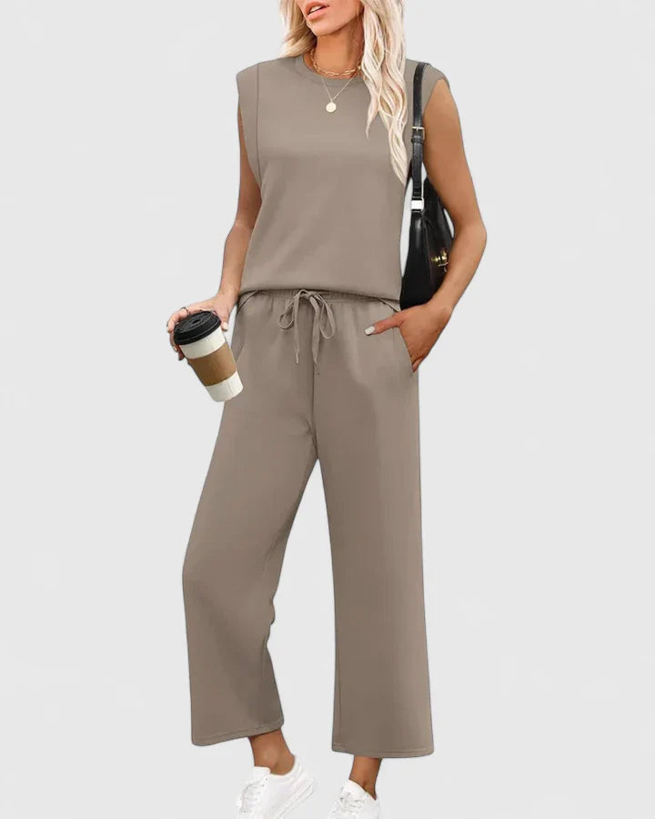 Olivia | Women's Loungewear Two-Piece Set with Pockets