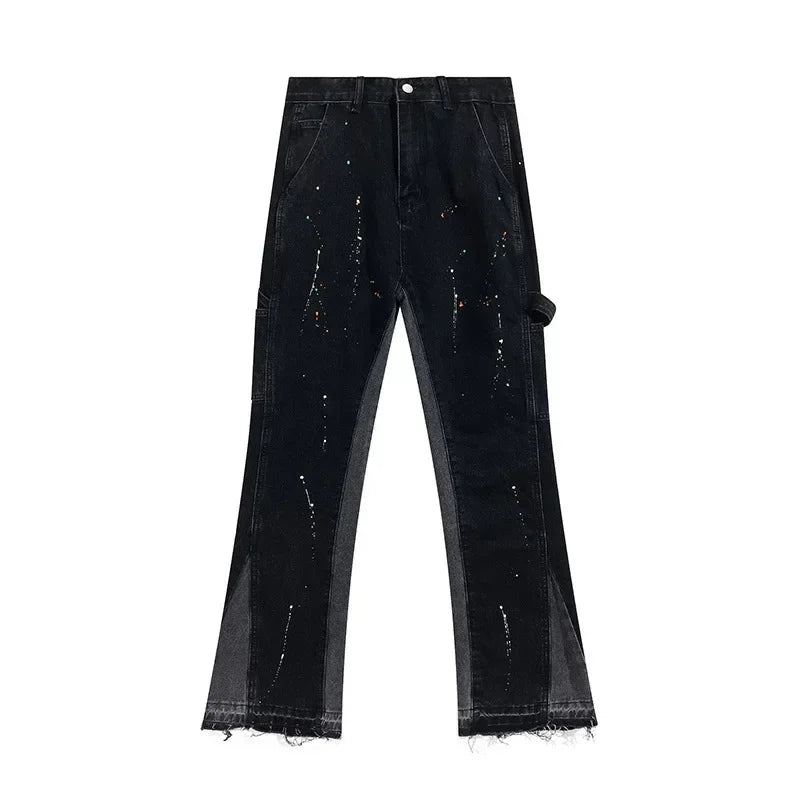 RETRO WASHED FLARED  jeans