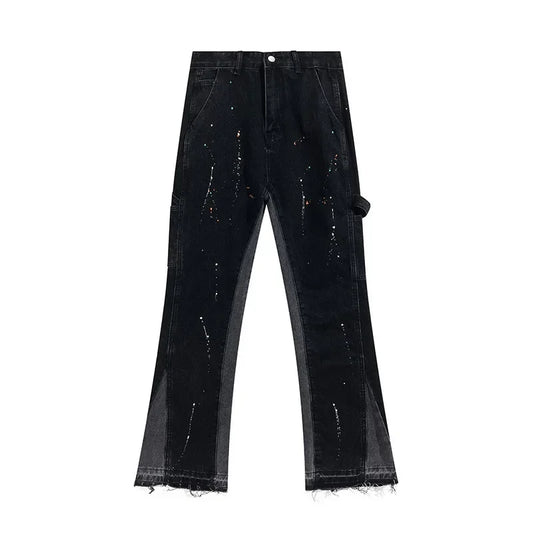 RETRO WASHED FLARED  jeans