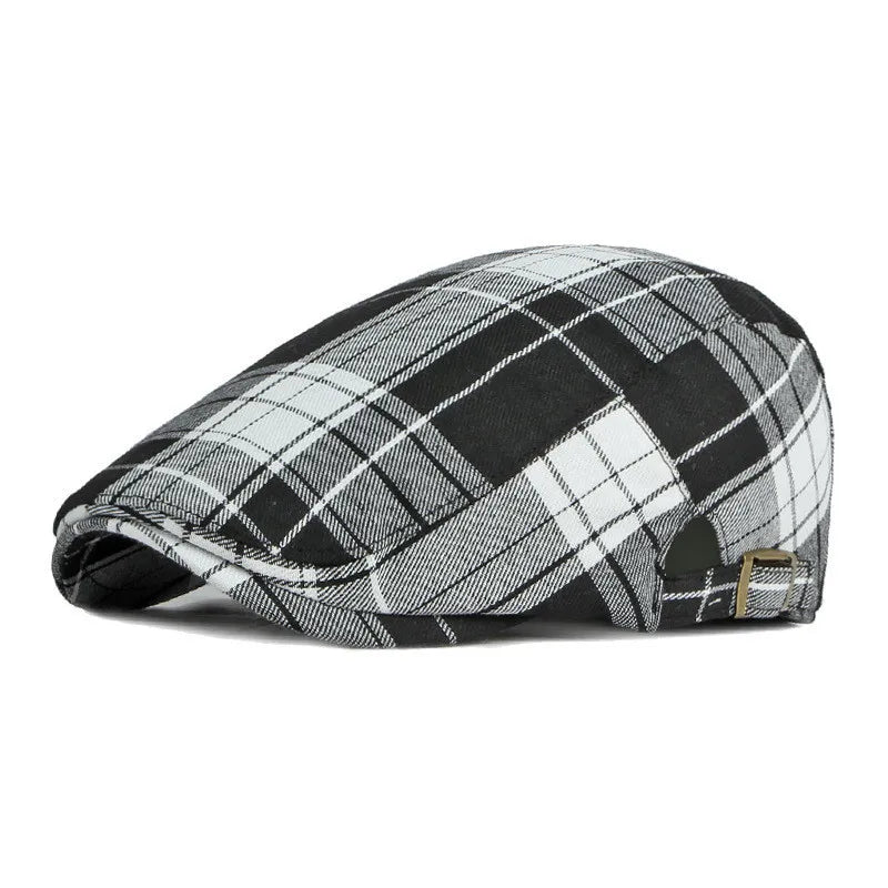 Orion | Classic Plaid Flat Cap