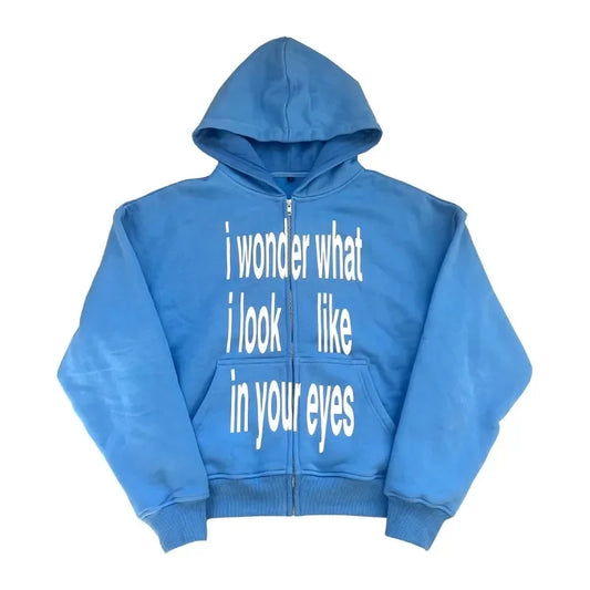 I WONDER WHAT CLOUD Zip up