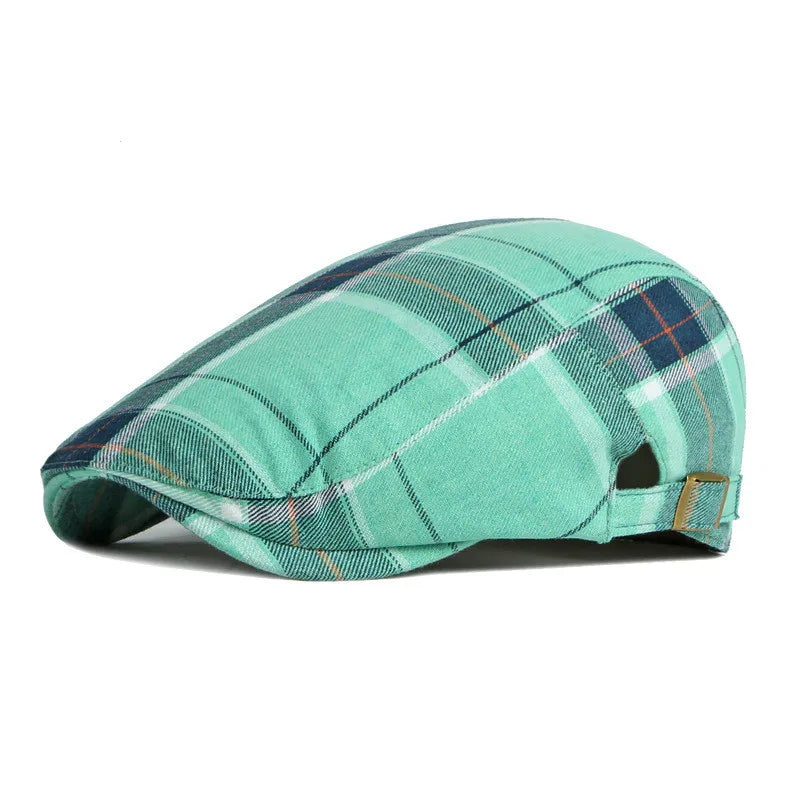 Orion | Classic Plaid Flat Cap
