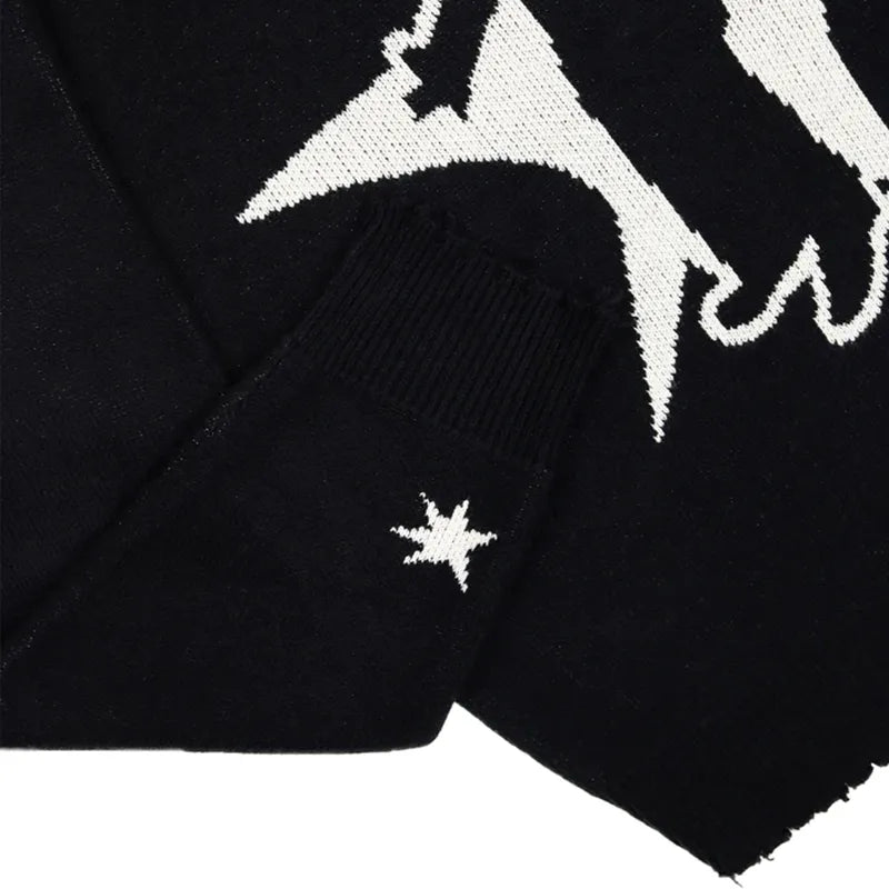 2 BLACK CLOUD Y2k Pullover