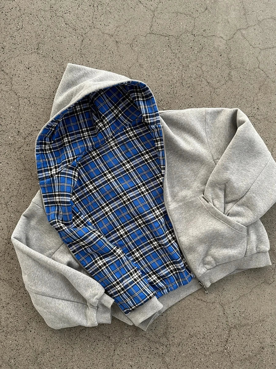 MKDARK CLOUD Both Sides Zip Up jacket