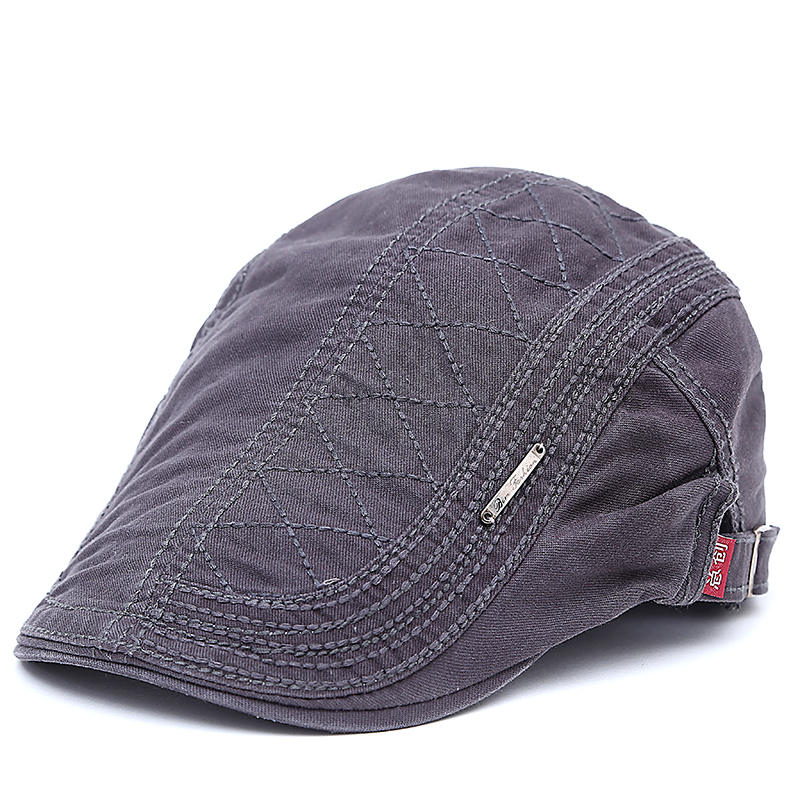 Alarion | Quilted Everyday Flat Cap