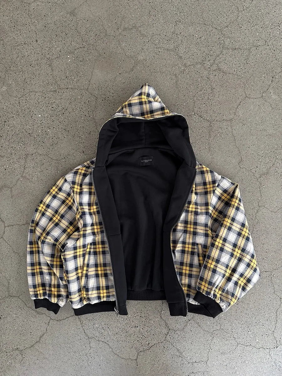 MKDARK CLOUD Both Sides Zip Up jacket