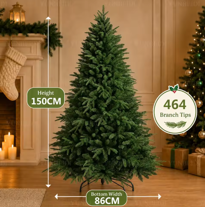 Artificial Christmas Tree PE+PVC Material Large Christmas Tree 120cm To 180cm Family Christmas and New Year Decoration