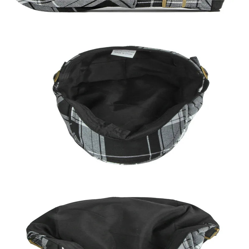 Orion | Classic Plaid Flat Cap