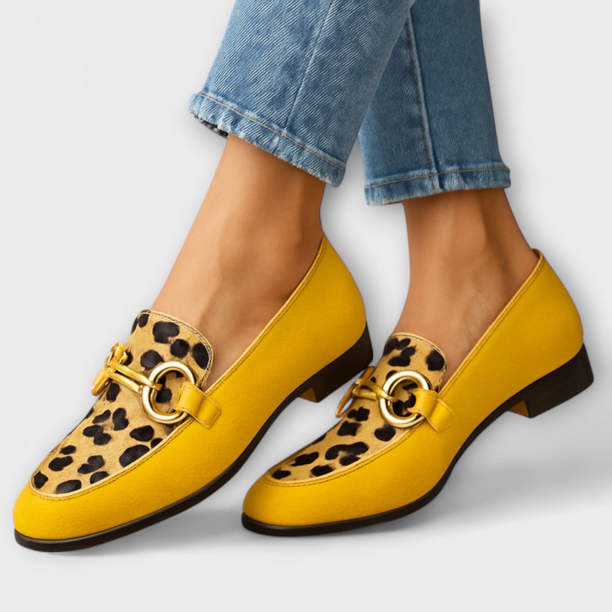 Sonia | Stylish Buckle Slip-On Loafers