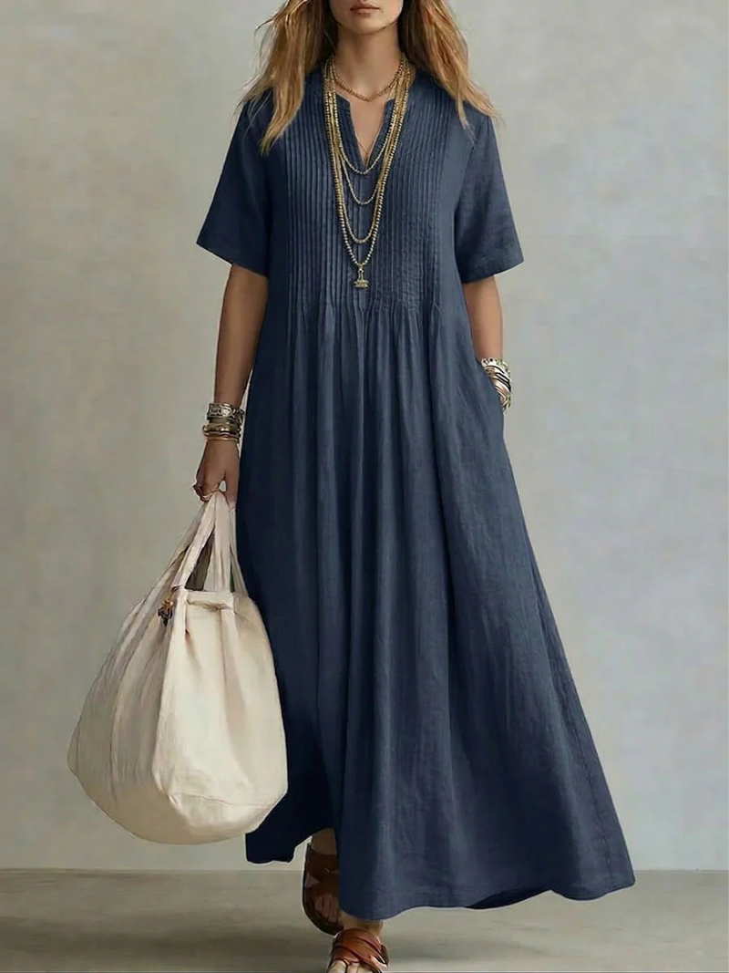 Cordelia | Elegant Pleated Dress