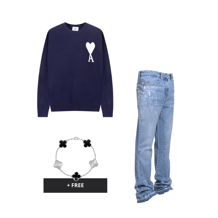 Drip Club Outfit Blue