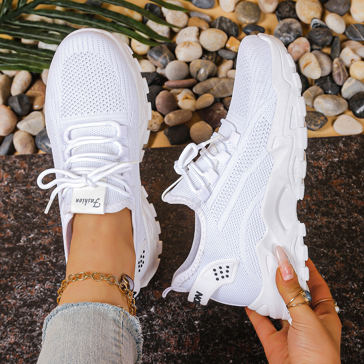 Tania | Chunky Lace-Up Sneakers