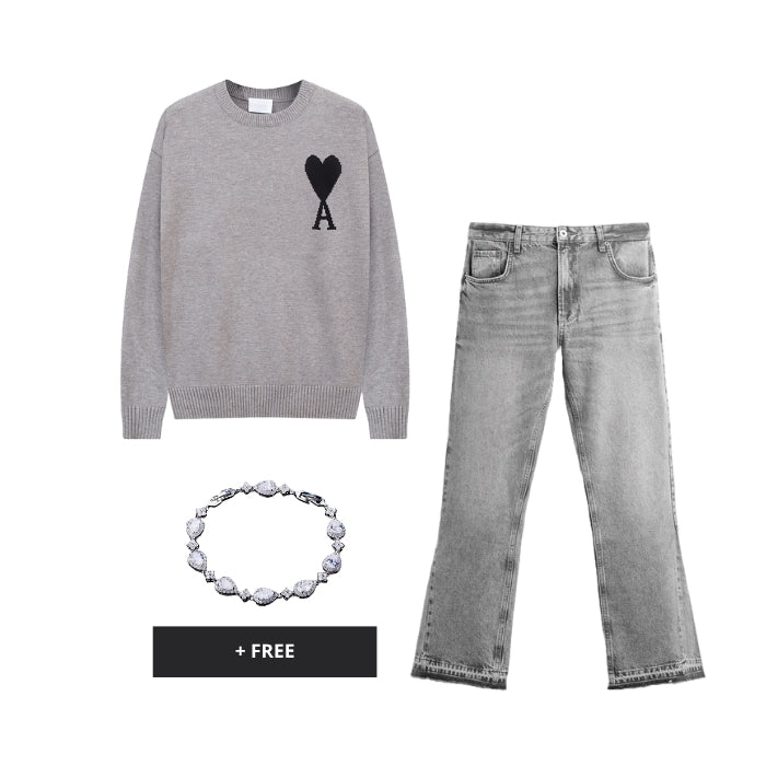 Drip Club Outfit Grey